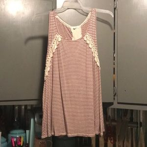 Maurice’s red and white tank top tunic